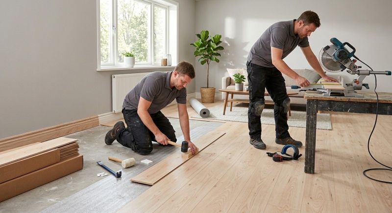 Plank Laminate Installation in Leander, TX