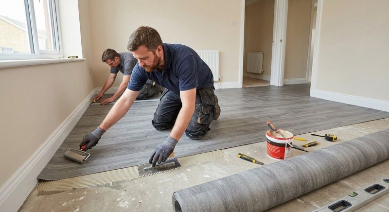 Sheet Flooring Installation in Leander, TX