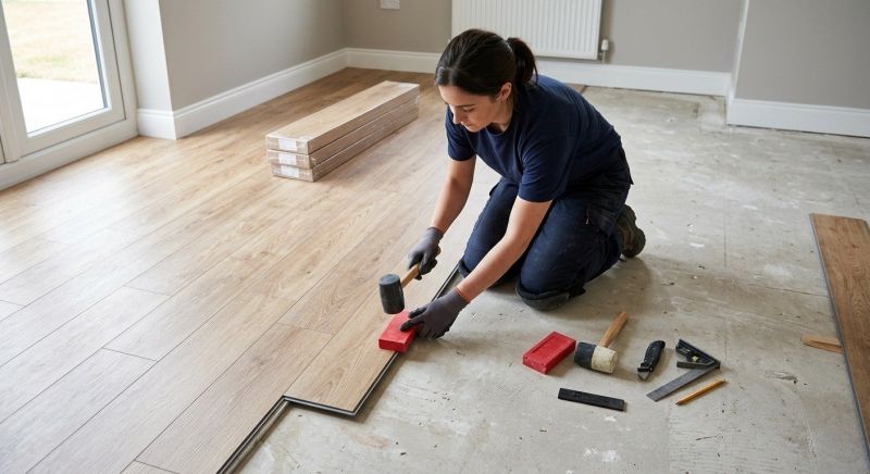 Vinyl Plank Floor Installation in Leander, TX