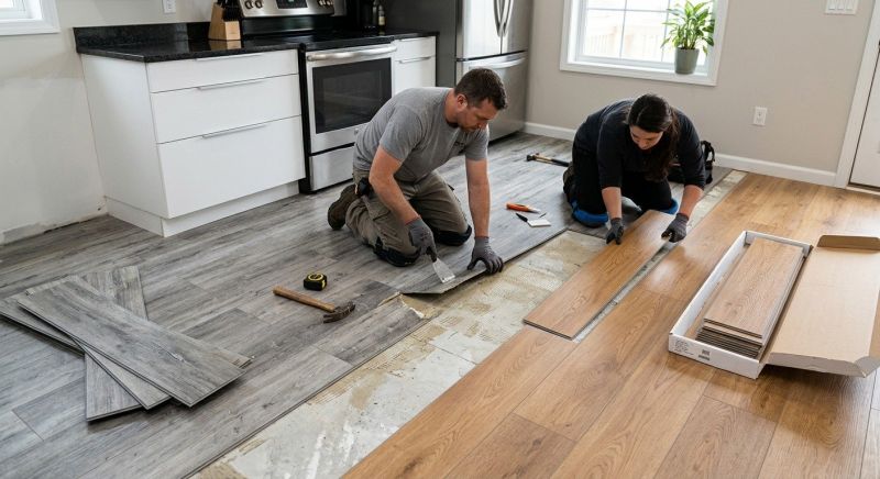 Vinyl Tile Replacement in Leander, TX